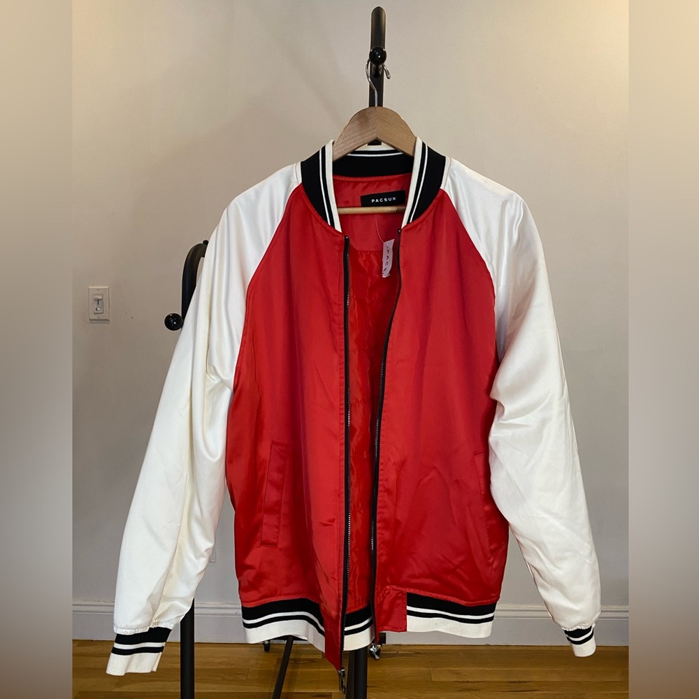 Pacsun Sports Jacket / Bomber Red